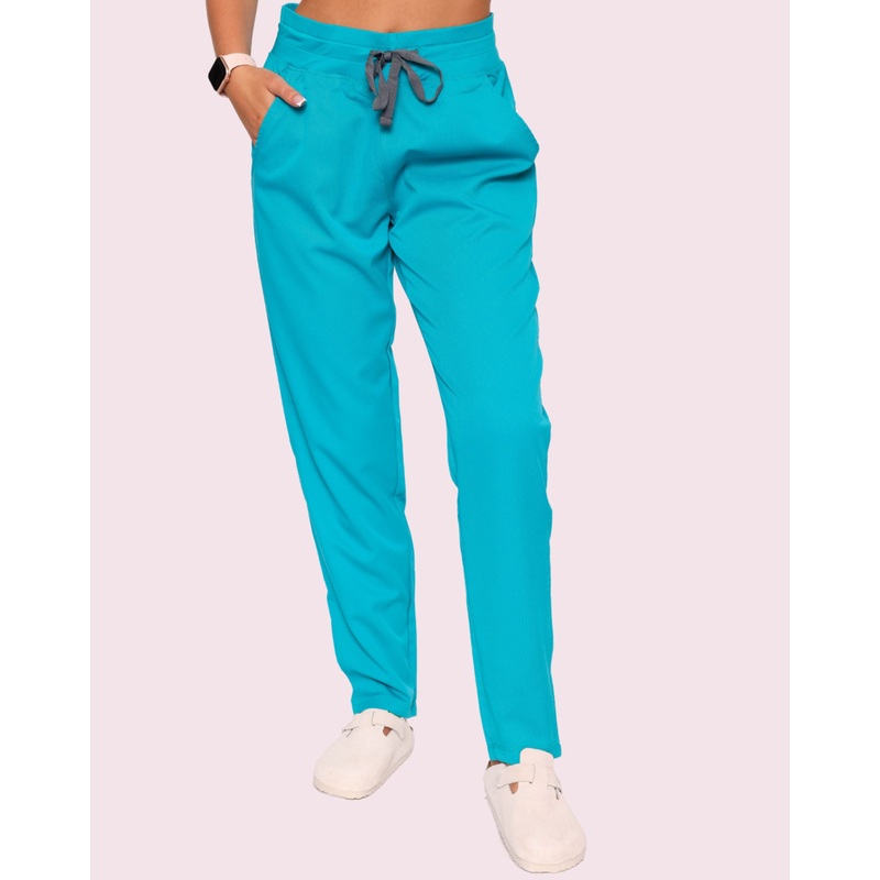 Arlo Straight Leg Scrub Bottoms – Teal