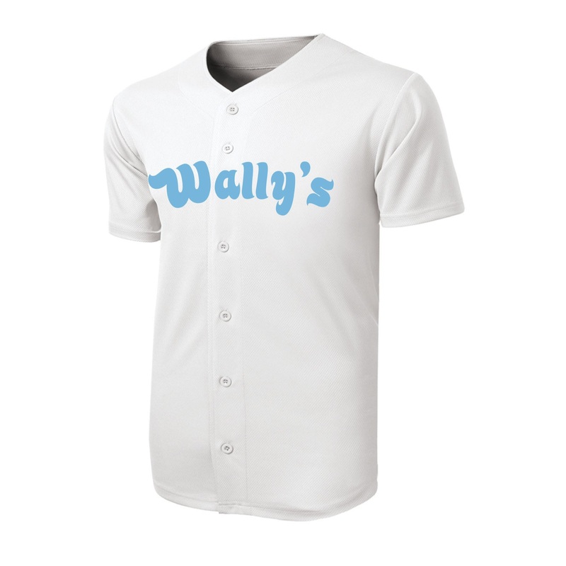 Jersey White with Carolina Blue