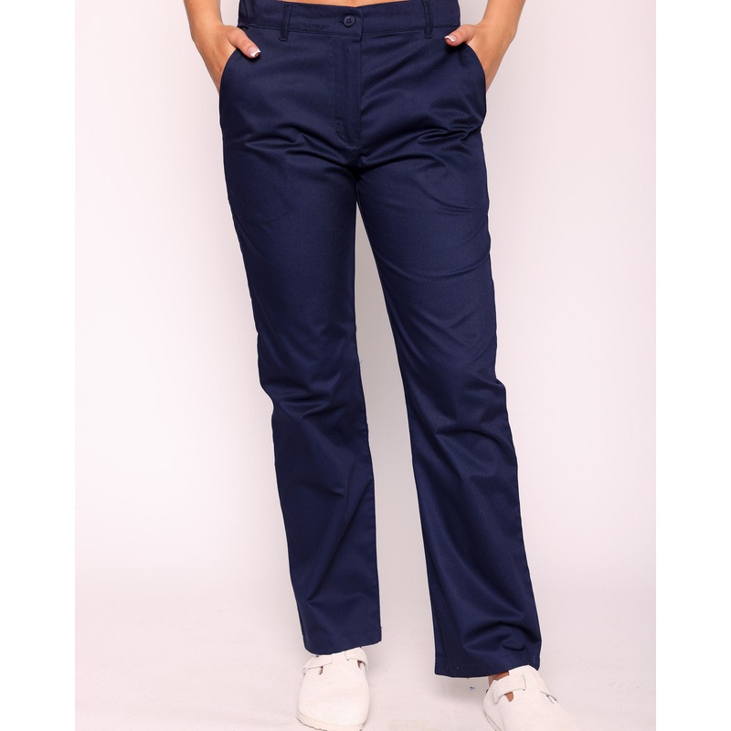 Ladies Side Elasticated Trousers