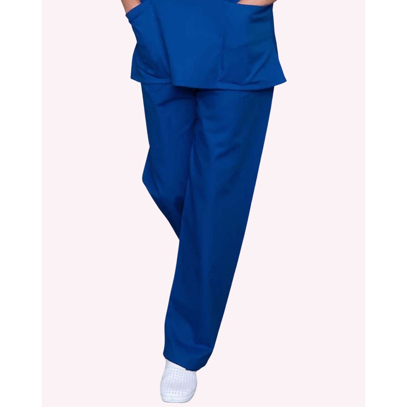 Mawson Royal Blue Unisex Drawstring Scrub Trousers (Polycotton)