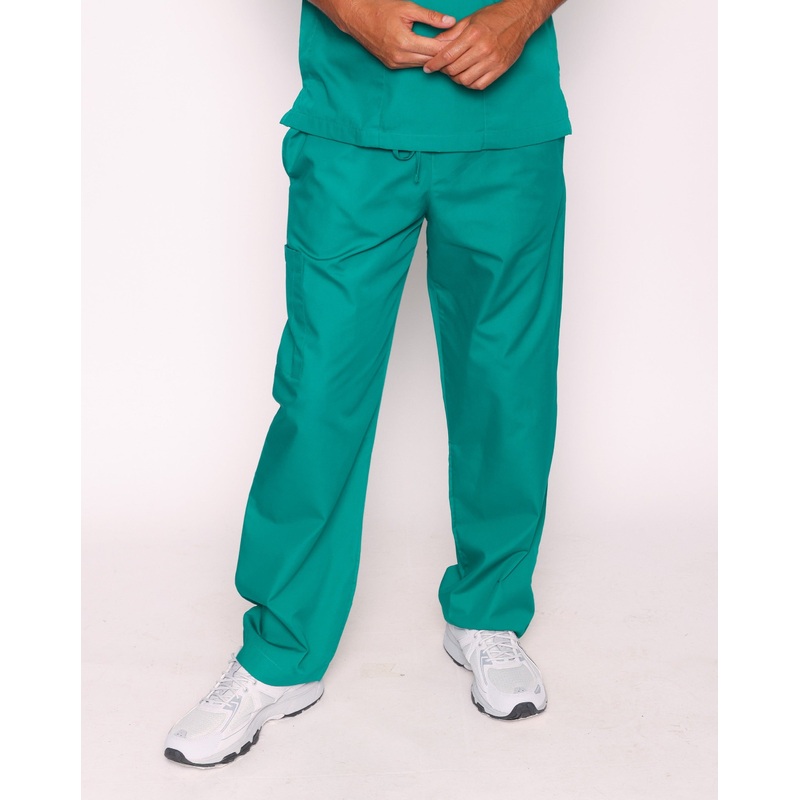 Newbury Unisex Drawstring Scrub Trousers – Forest Green