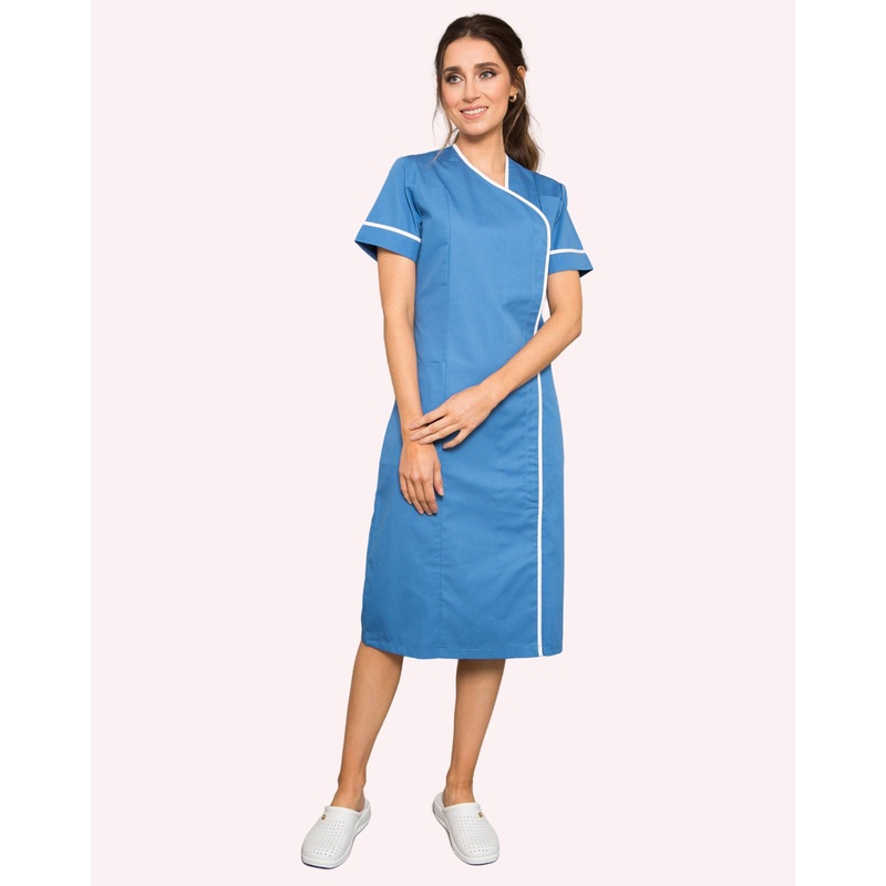 Winfell Asymmetric Modern Healthcare Dress