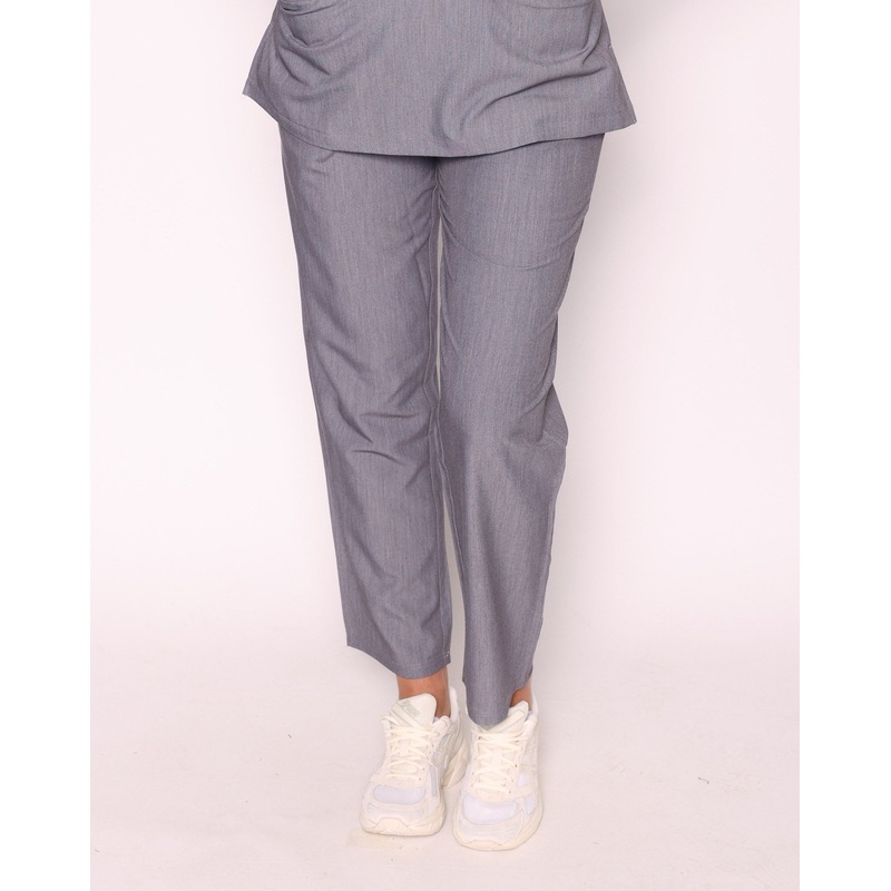 Arlo Straight Leg Scrub Bottoms – Charcoal Grey