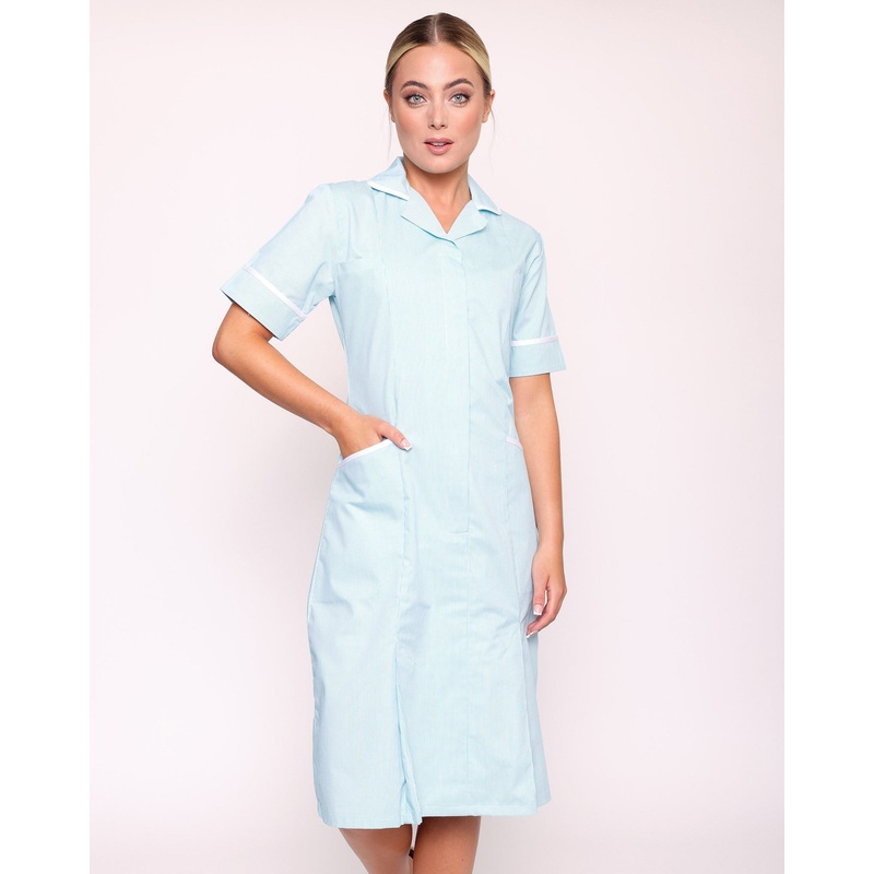 Hartford Classic Healthcare Dress – Green / White Stripe