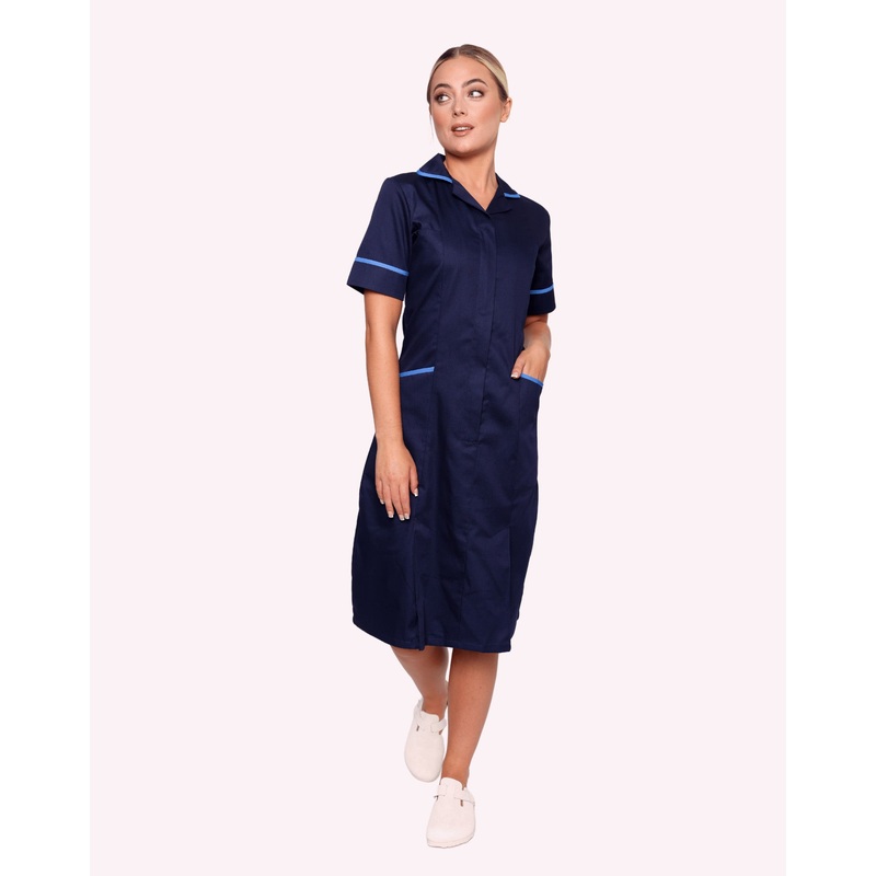 Hartford Classic Healthcare Dress – Navy / Hospital Blue