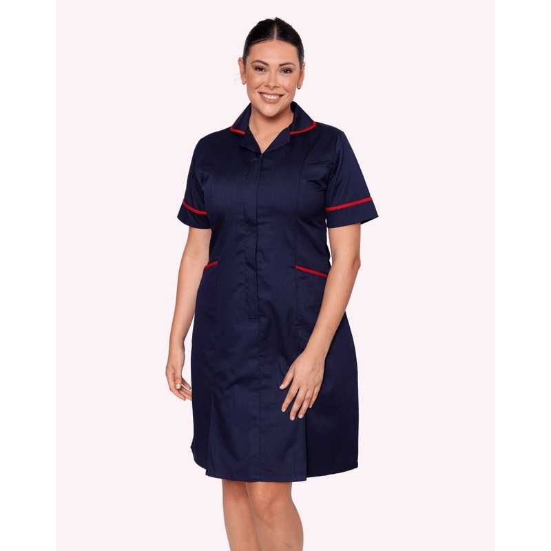 Hartford Classic Healthcare Dress – Navy / Red