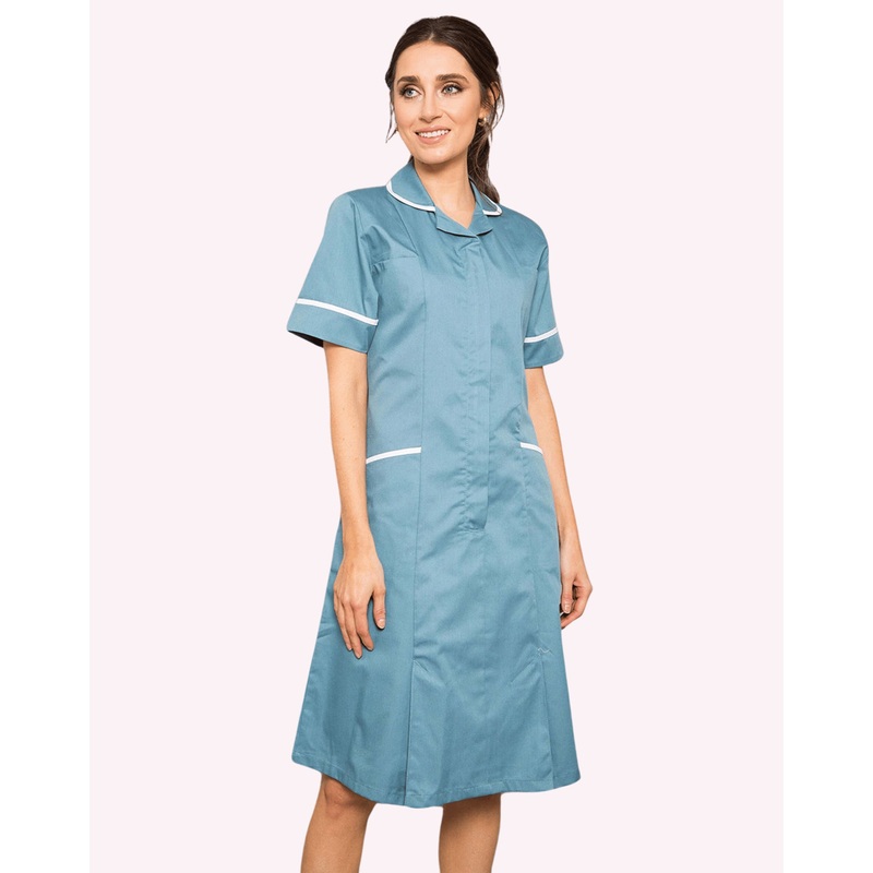 Hartford Classic Healthcare Dress – Teal / White