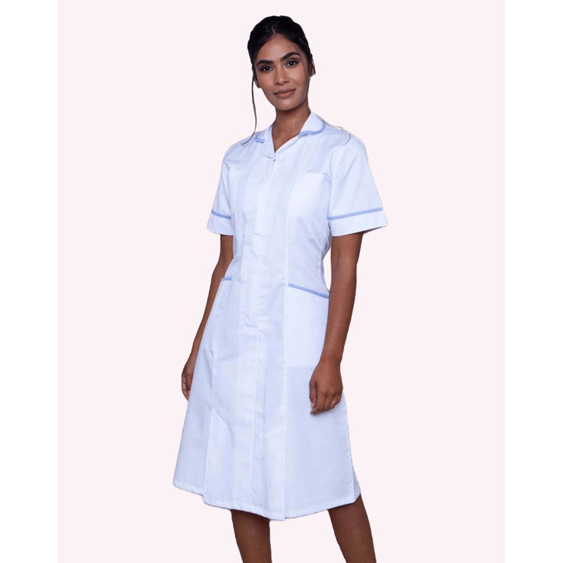 Hartford Classic Healthcare Dress – White / Sky