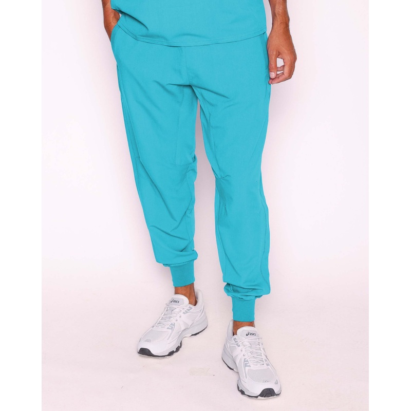Maxwell Scrub Joggers – Teal