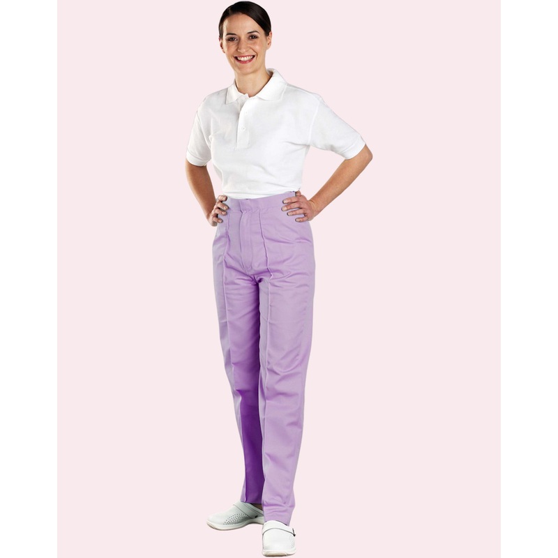 Women’s Back Elasticated Trousers – Lilac