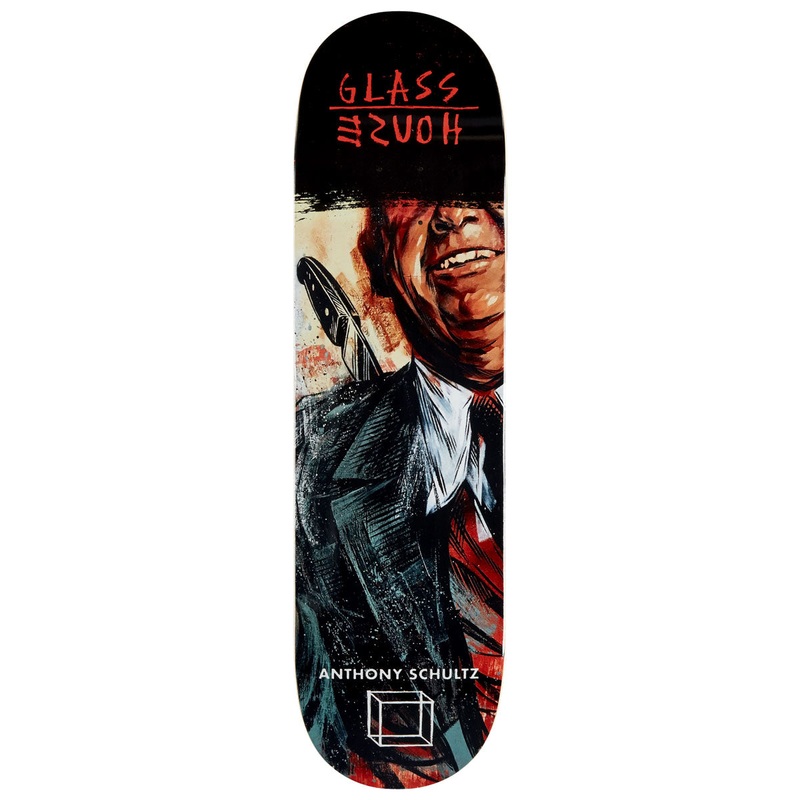 Glass House Schultz Backstabber Skateboard Deck – 8.50