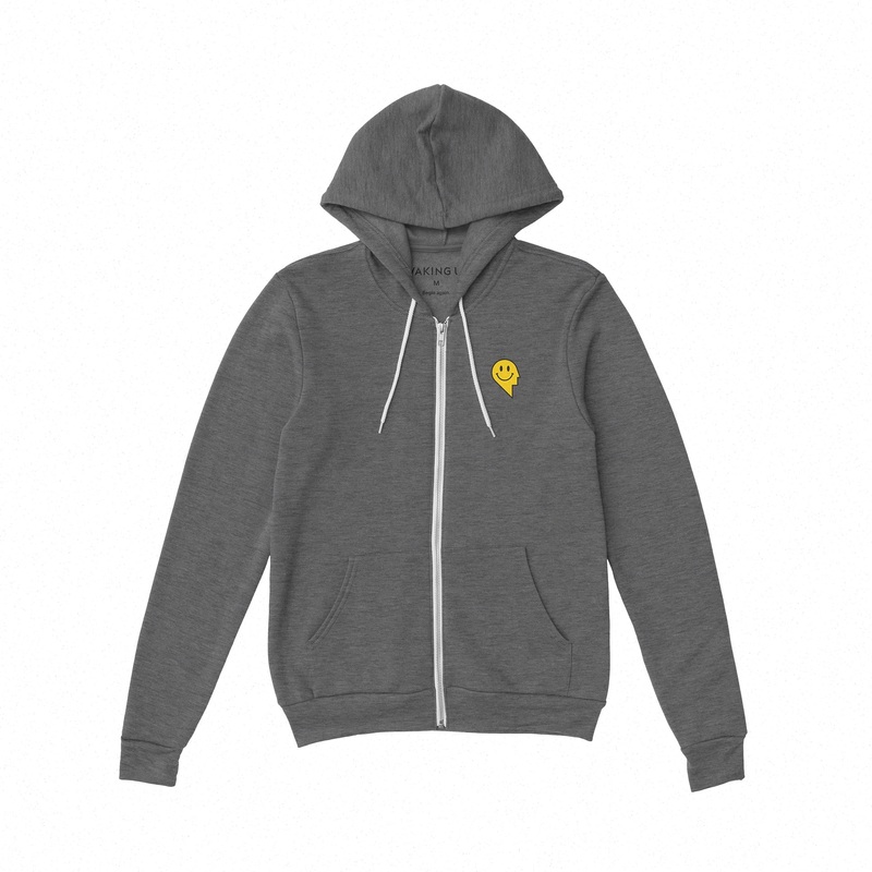 Happy Face Head Hoodie