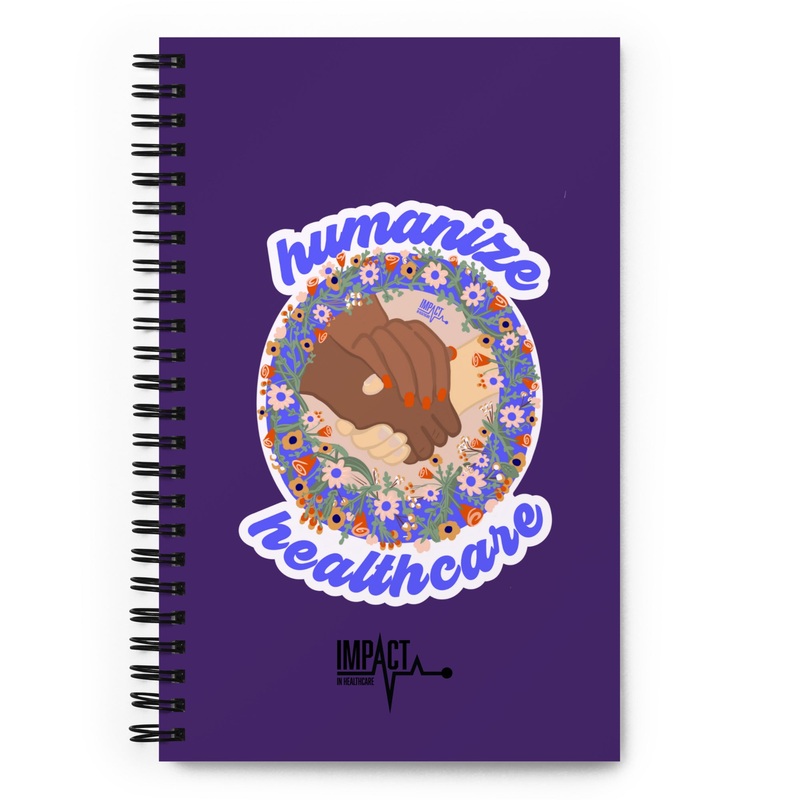 Humanizing Hands — Spiral notebook