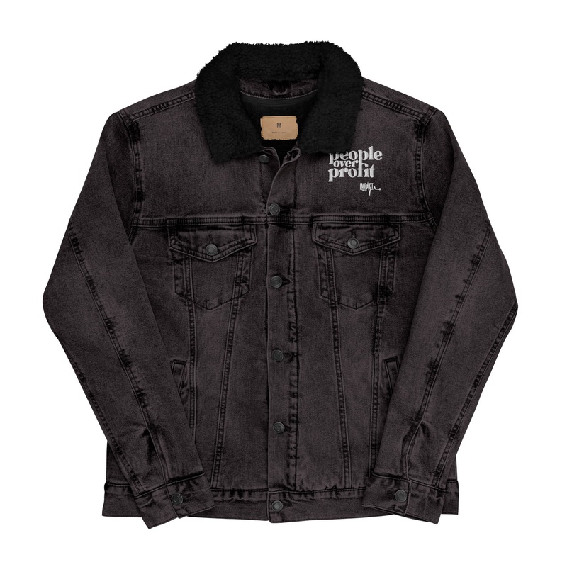 IMPACT: Unisex denim sherpa jacket