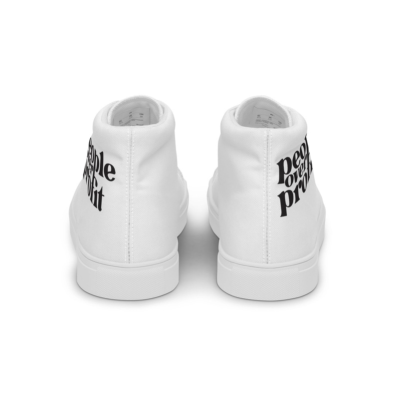 IMPACT: Womens high top canvas shoes