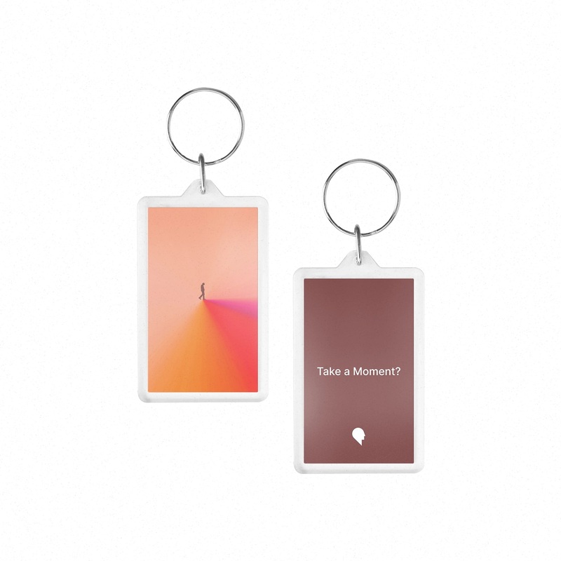 Jazz Man Moment Acrylic Keychain