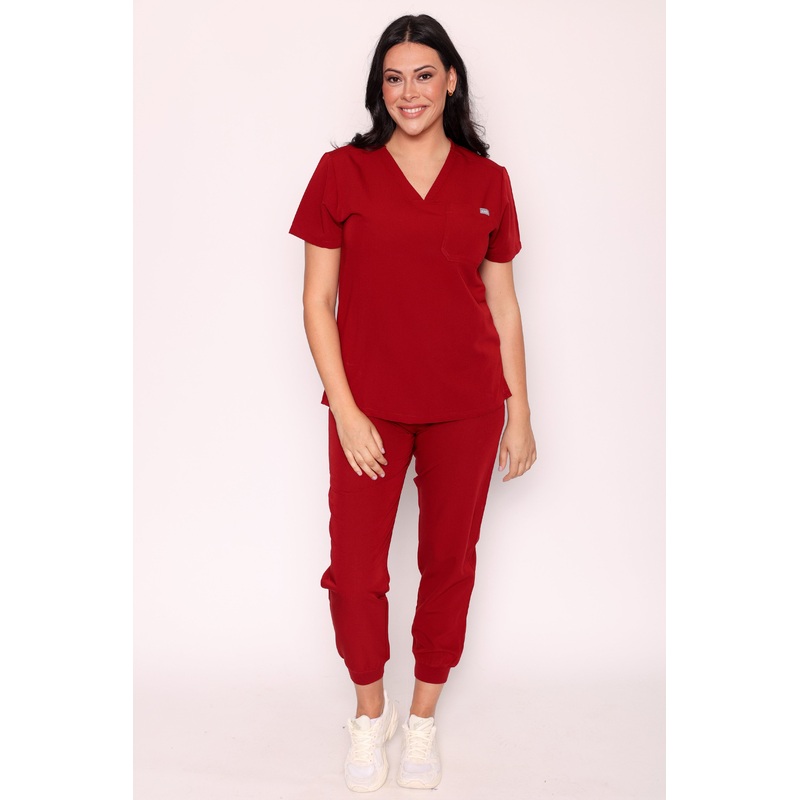 Nova & Neo Simki Scrub Set – Burgundy