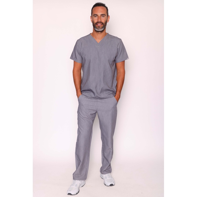 Oscar & Otto Simki Scrub Set – Charcoal Grey