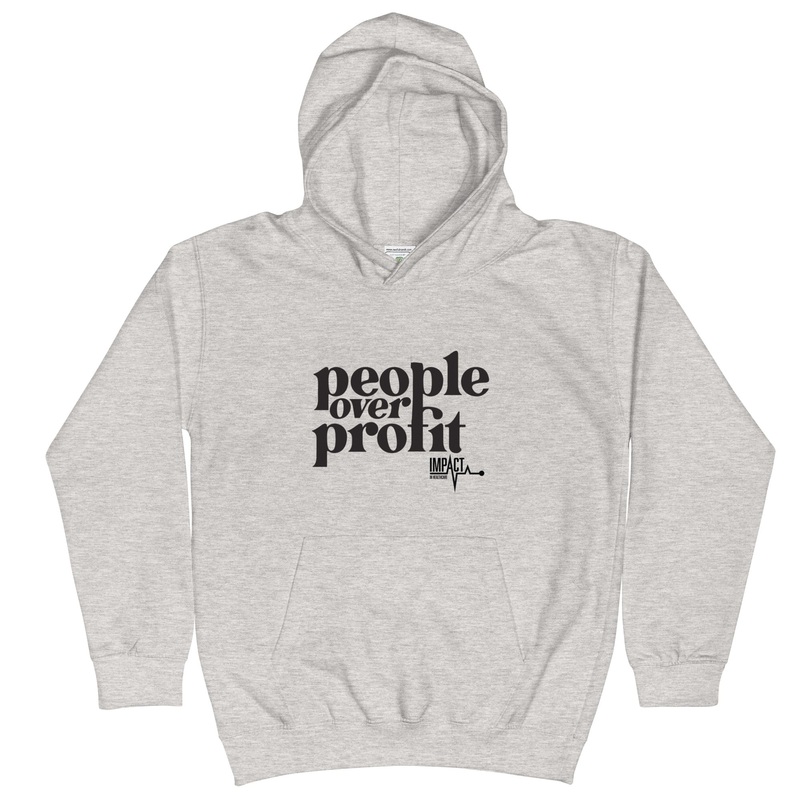 People Over Profit — Kids Hoodie