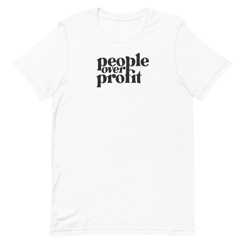 People Over Profit — Short-Sleeve Unisex T-Shirt