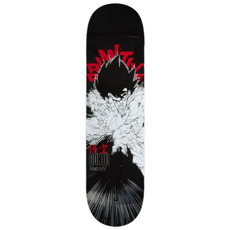 Primitive x Dragon Ball Z Goku Energy Skateboard Deck – Black – 8.25