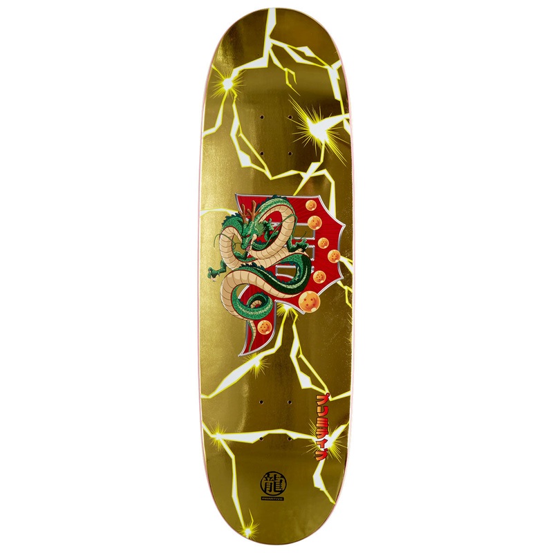Primitive x Dragon Ball Z Shenron Dirty P Egg Skateboard Deck – Gold – 9.125
