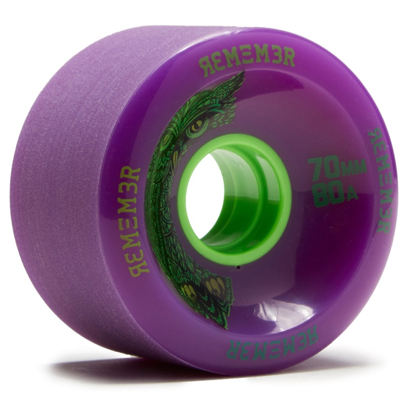 Remember Hoot Slide 80a Longboard Wheels – Purple – 70mm