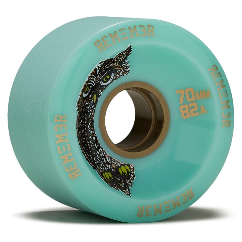 Remember Hoot Slide 82a Longboard Wheels – Seafoam – 70mm