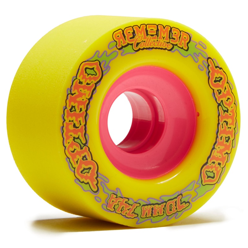 Remember Optimo 74a Longboard Wheels – Yellow – 70mm
