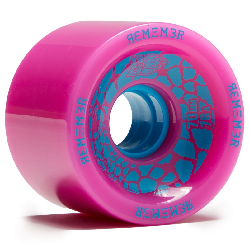 Remember Savannah Slamma 76a Longboard Wheels – Pink – 70mm