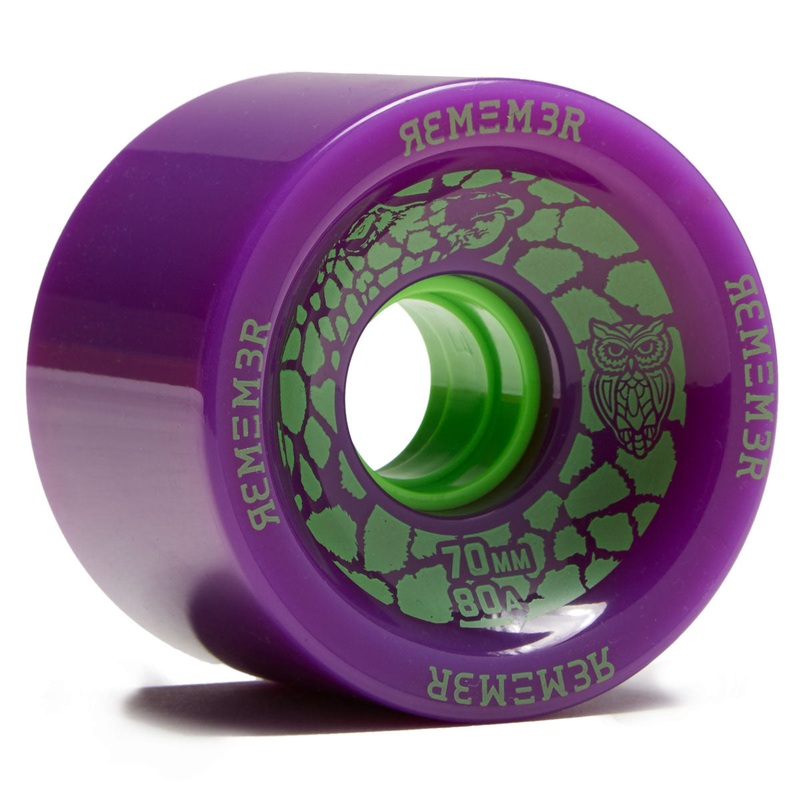 Remember Savannah Slamma 80a Longboard Wheels – Purple – 70mm