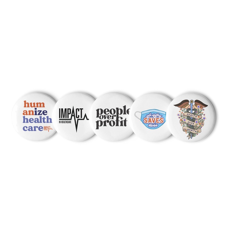 : Set of pin buttons