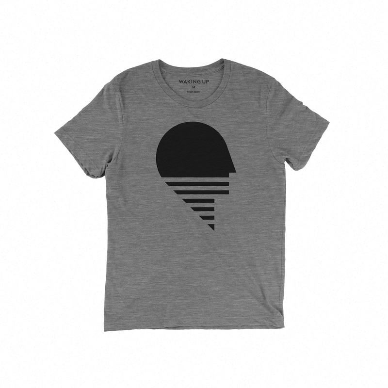 Stripe Head T-Shirt – Grey
