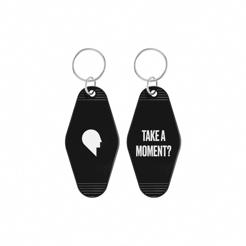 Take A Moment? Motel Keychain