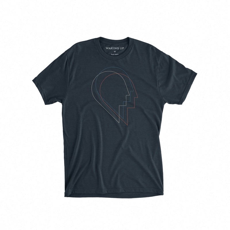 Three Heads T-Shirt – Navy Blue