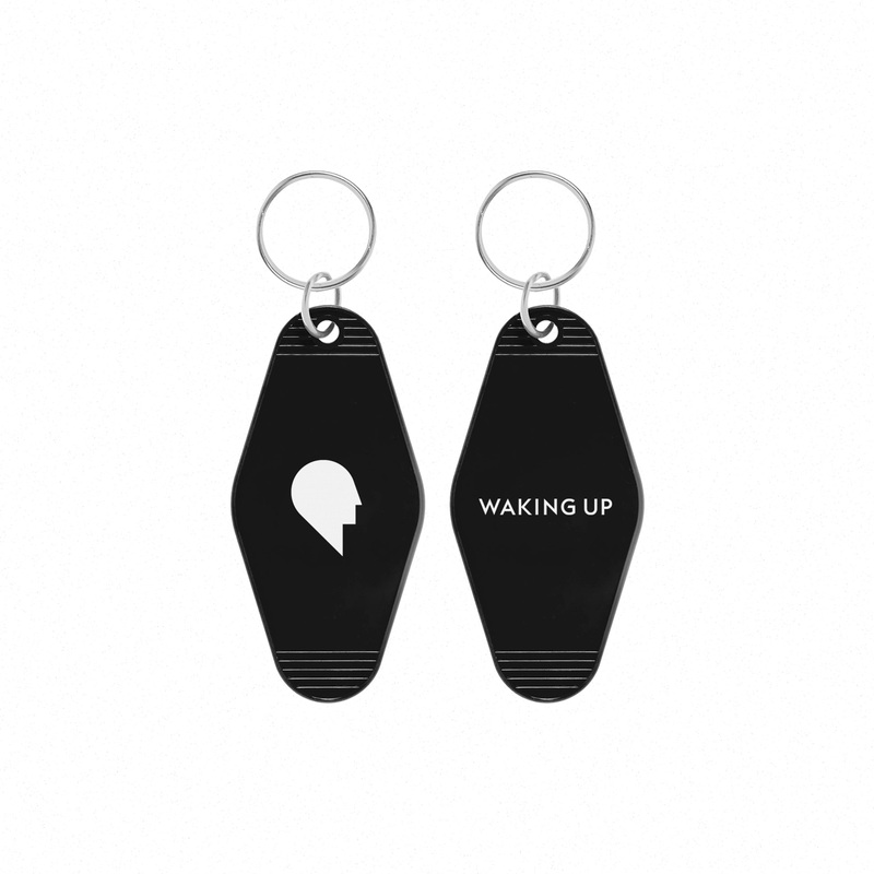 Waking Up Motel Keychain