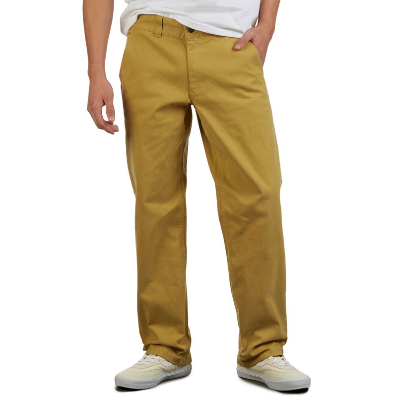 CCS Relaxed Stretch Chino Pants – Dark Mustard