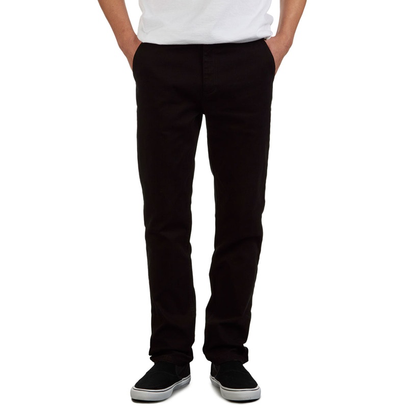 CCS Slim Stretch Chino Pants – Black