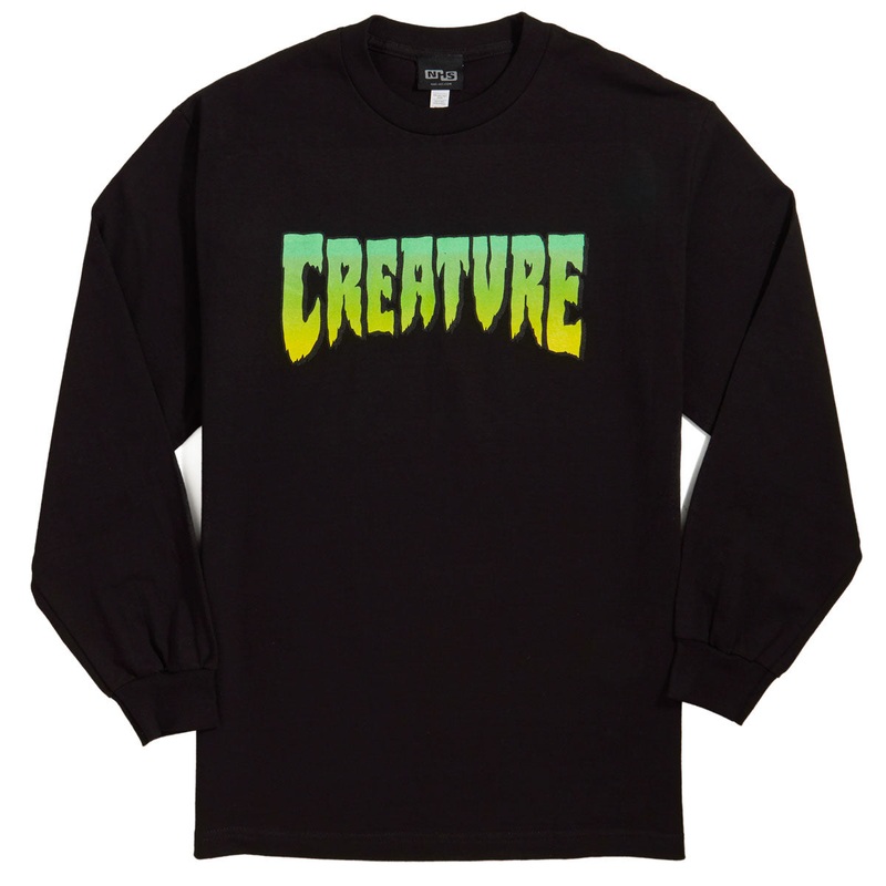 Creature Logo Long Sleeve T-Shirt – Black