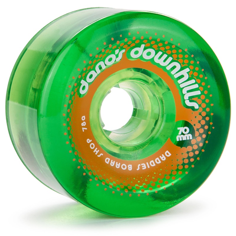 Dano’s Downhills Longboard Wheels 70mm – 78a Green
