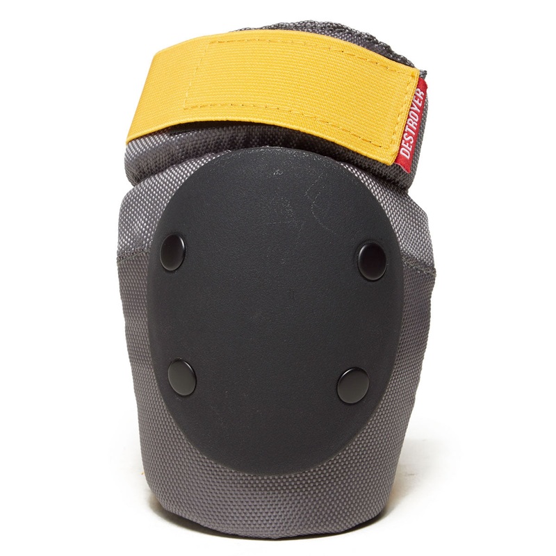 Destroyer Elbow Pads – Grey/Gold/Black
