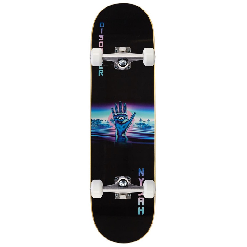 Disorder All Seeing Nyjah Skateboard Complete – Black – 8.25