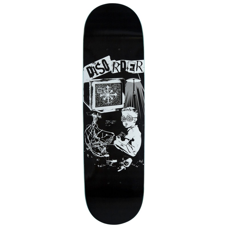 Disorder Good Game Skateboard Deck – Black – 8.50