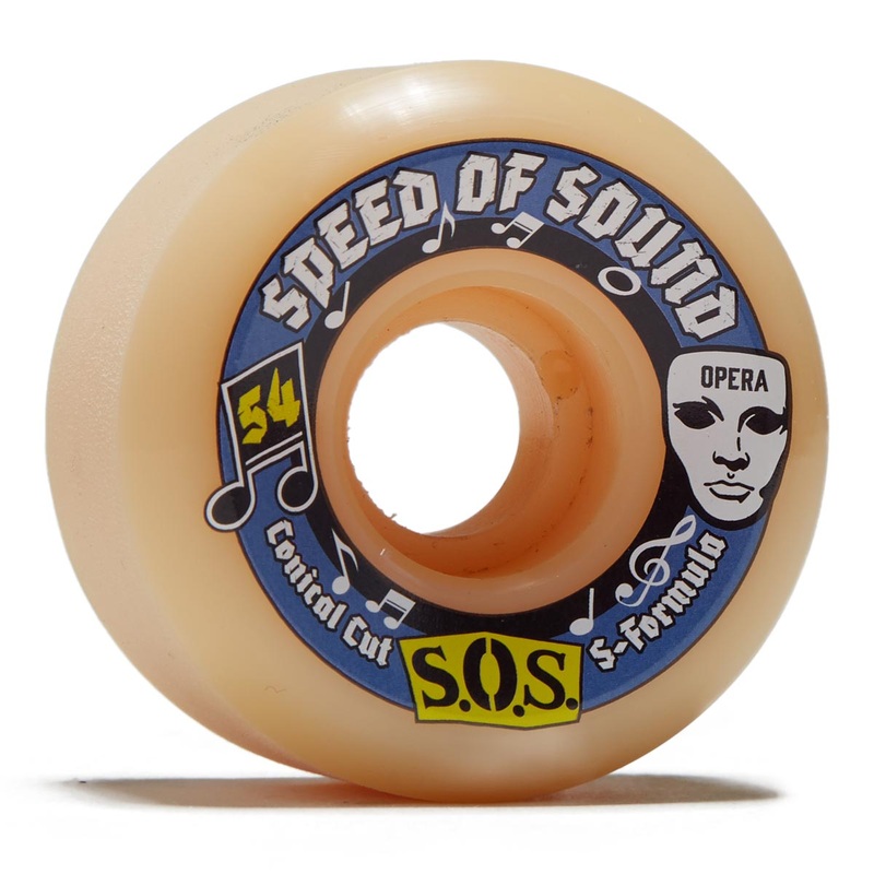 Opera SOS Mezzo Hardline Conical 99a Skateboard Wheels – 54mm