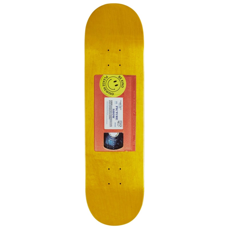Picture Show Cassette Skateboard Deck – Woodgrain Varied Stains – 8.50