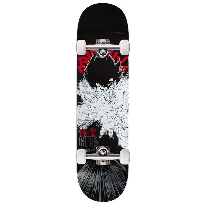 Primitive x Dragon Ball Z Goku Energy Skateboard Complete – Black – 8.25