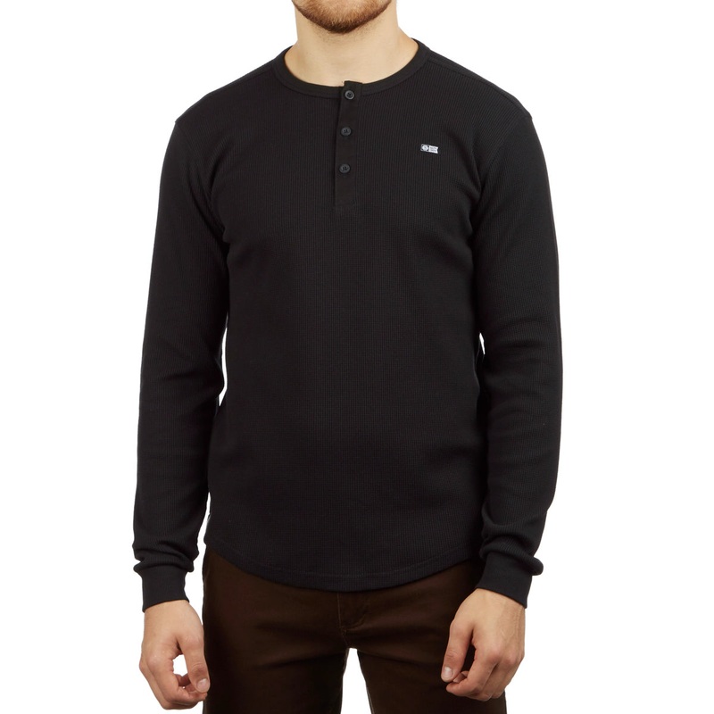 Salty Crew Long Shoreman Long Sleeve Shirt – Black