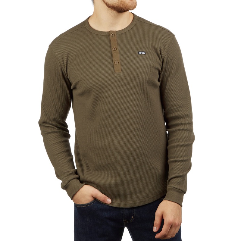 Salty Crew Long Shoreman Long Sleeve Shirt – Brown
