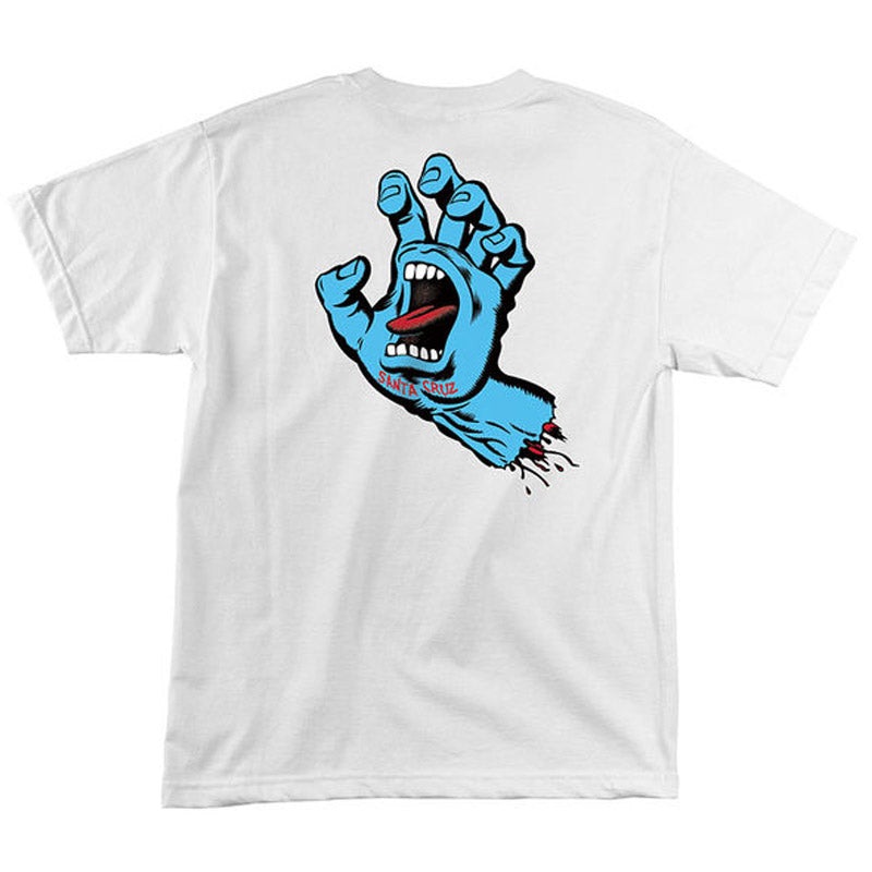 Santa Cruz Screaming Hand T-Shirt – White