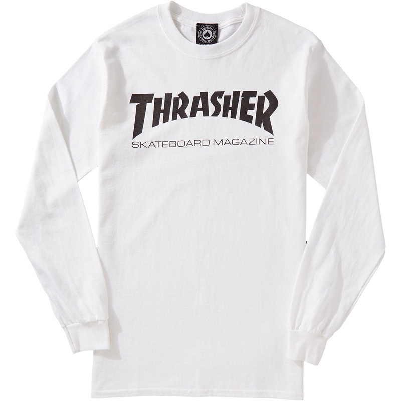 Thrasher Skate Mag Long Sleeve T-Shirt – White